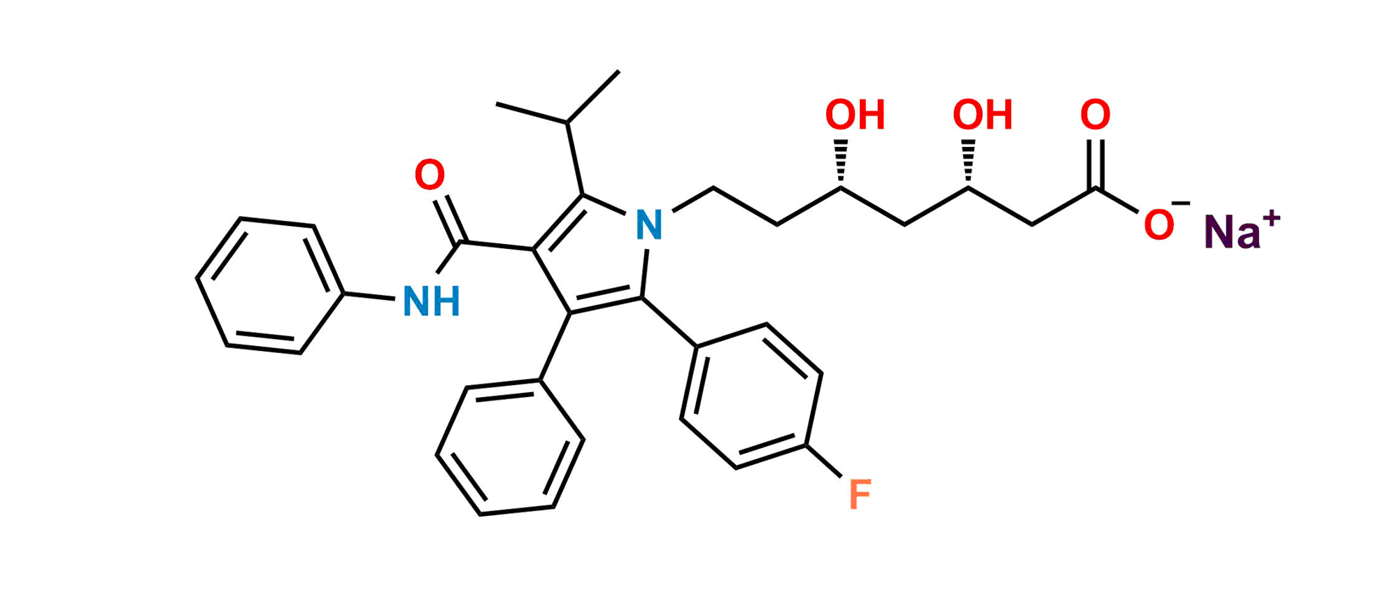 Atorvastatin EP Impurity E (Na salt) 